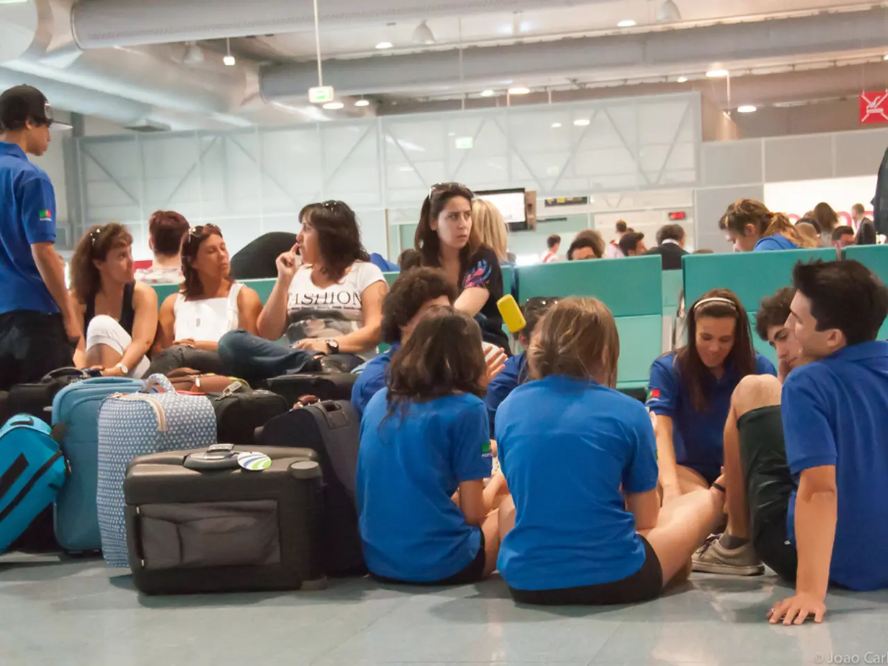 Marseille Airport's nocturnal ambiance at 2:30 AM echoed Samuel Beckett's themes of waiting,...