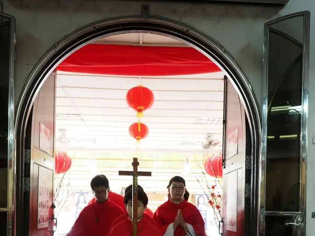 Mass Gathering of Devoted Migrants and Refugees at Fatima's Pilgrimage Site