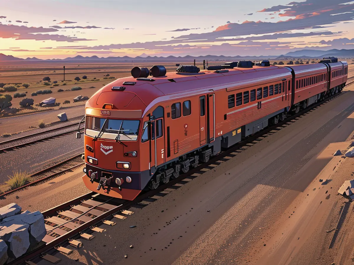 Venturing into the wilderness: The Ghan is among the longest train travels globally, covering a distance of 1,851 miles (2,979 kilometers) across Australia's immense and challenging outback. The Venturing into the wilderness: The Ghan stands as one of the globe's longest train voyages, traversing an astonishing 1,851 miles (2,979 kilometers) across Australia's daunting and unforgiving outback.