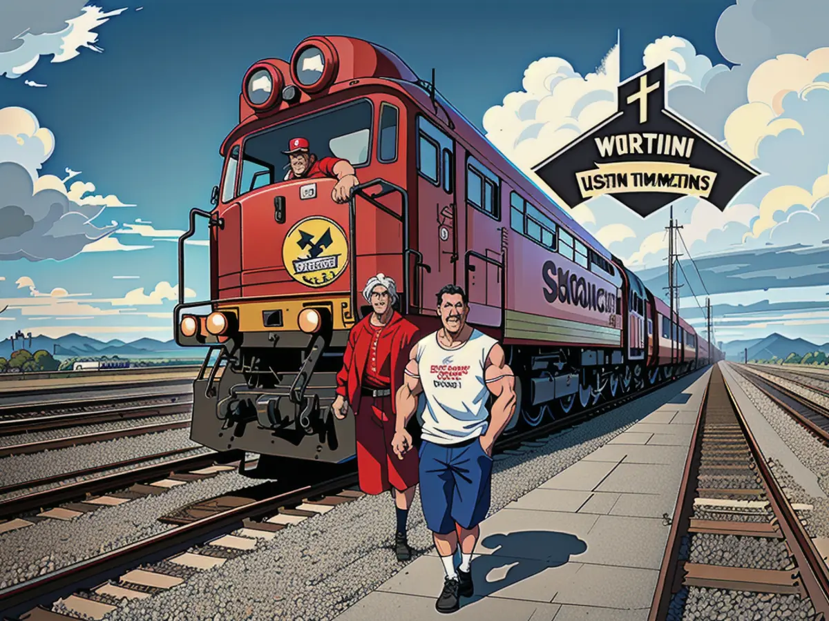 sixty-year-old locomotive operator Graham Dadleh, who began his career with the railways in Australia during 1980, serves on the Ghan.