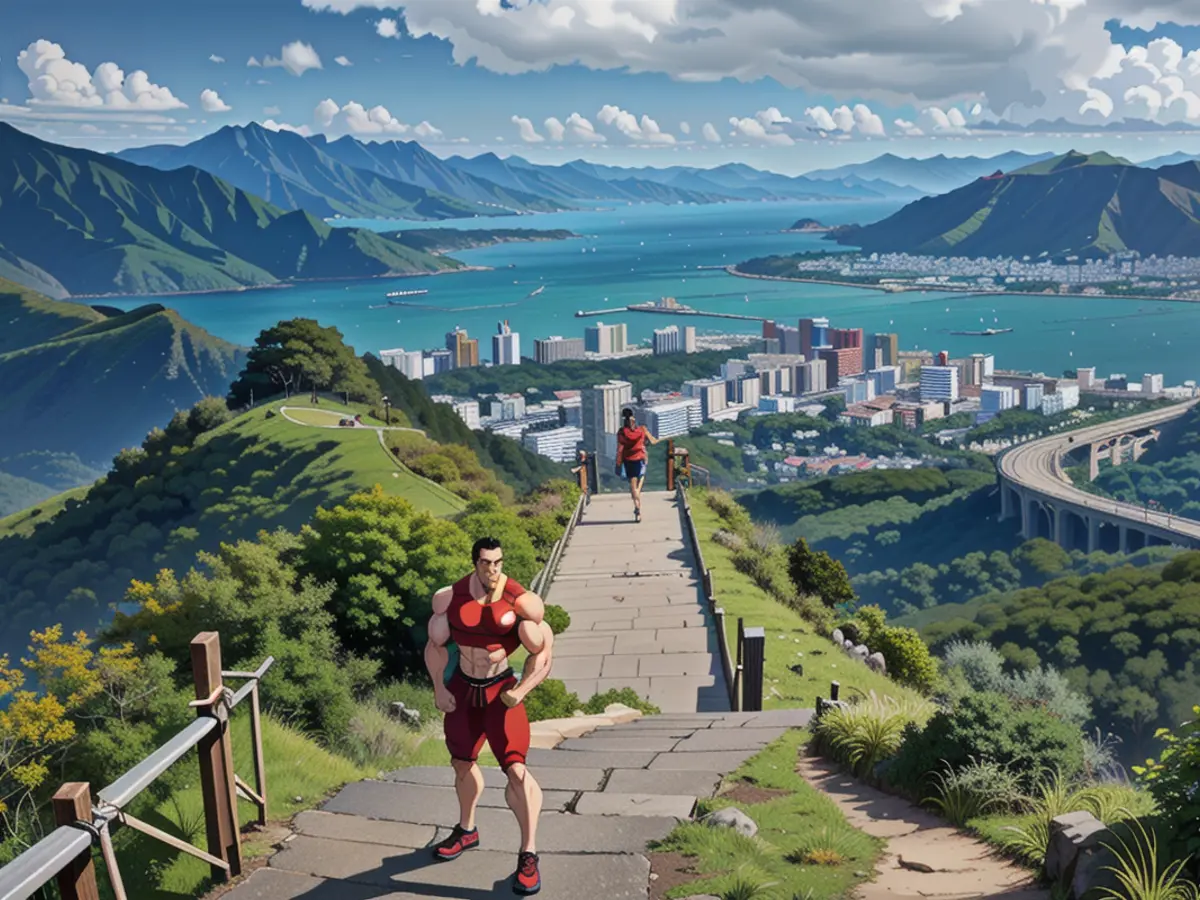 Explore, but avoid contact: Hawaii's Haiku Staircase.