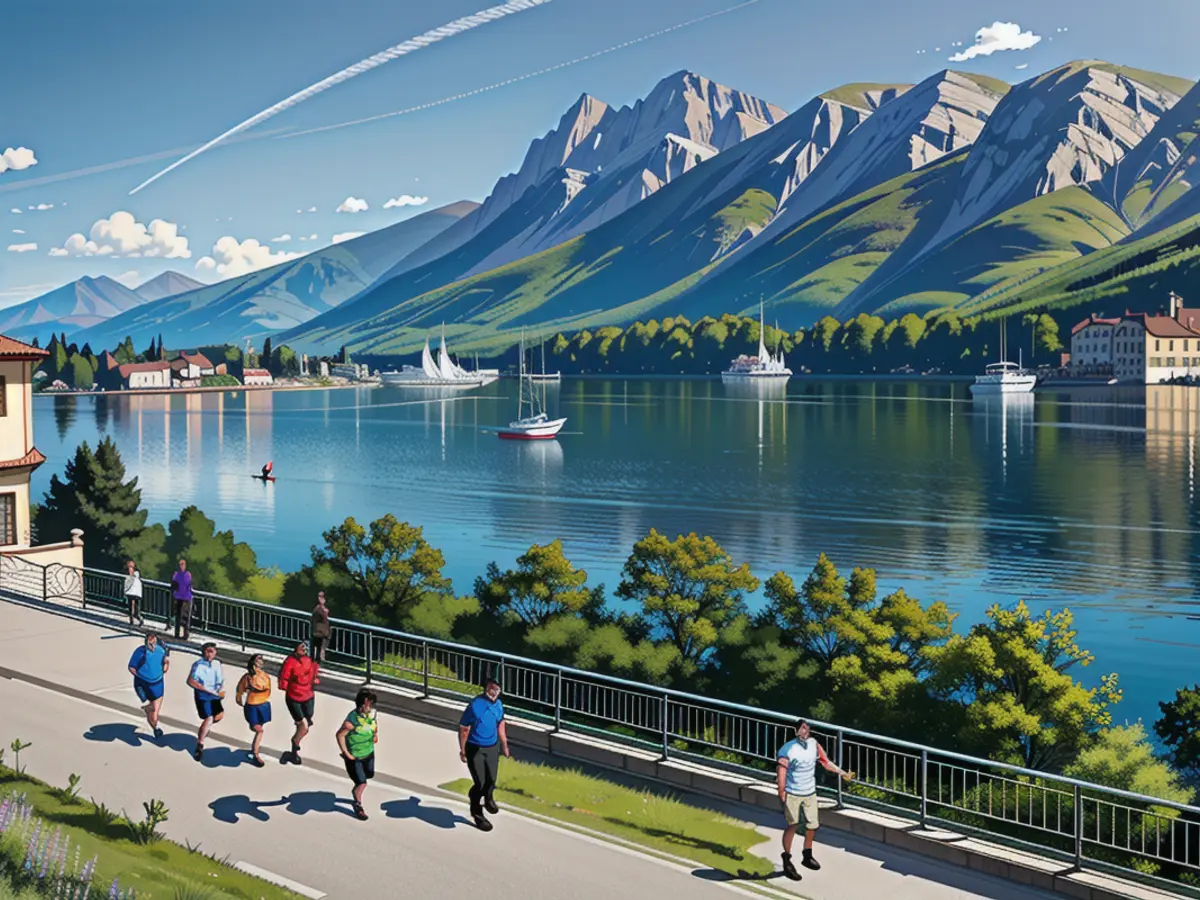 The Le Grand Tour France train has Lake Annecy featured in its travel plan.